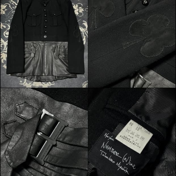 Number (N)ine 06AW Noir Hybrid Napoleon