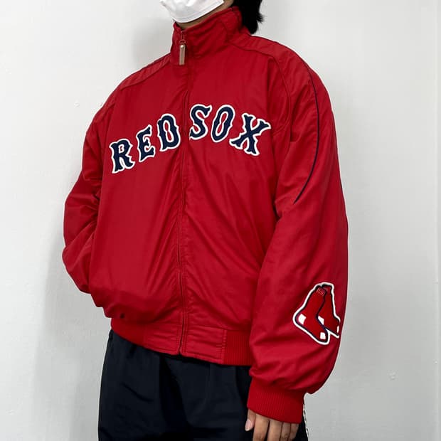 M(XL) 마제스틱 보스턴 레드삭스 바시티 자켓
