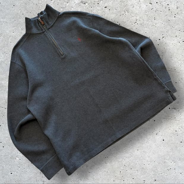 [M] 폴로 랄프로렌 하프집업 반집업 맨투맨 차콜 D596