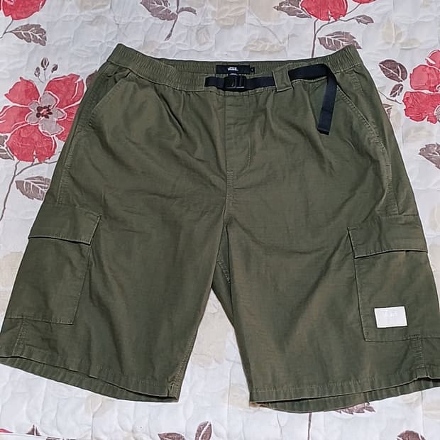 반스 카고밴딩반바지 34인치 기장57