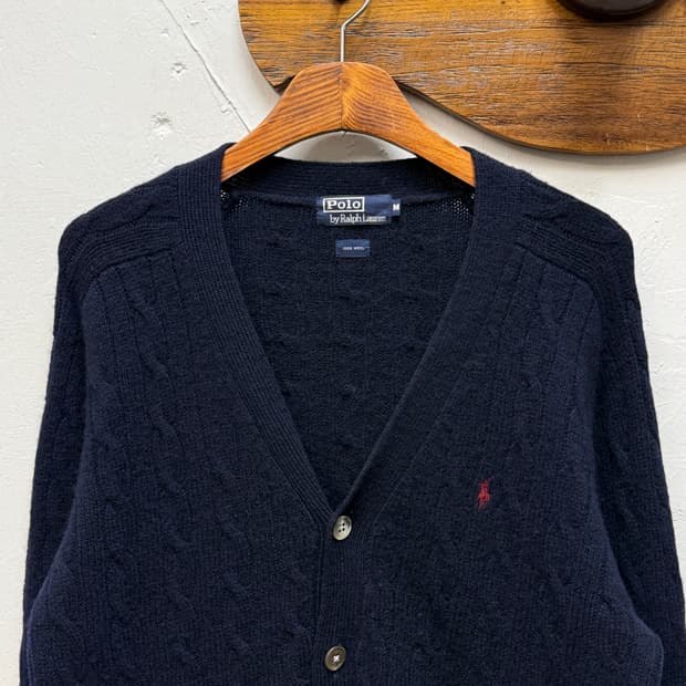 90s Polo by Ralph Lauren Cable-Knit Card