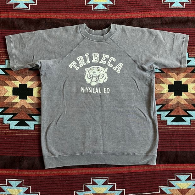 반스아웃피터스 반팔 스웻셔츠 하프 슬리브맨투맨 BARNS OUTFITTE