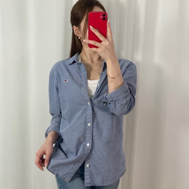 타미힐피거 셔츠