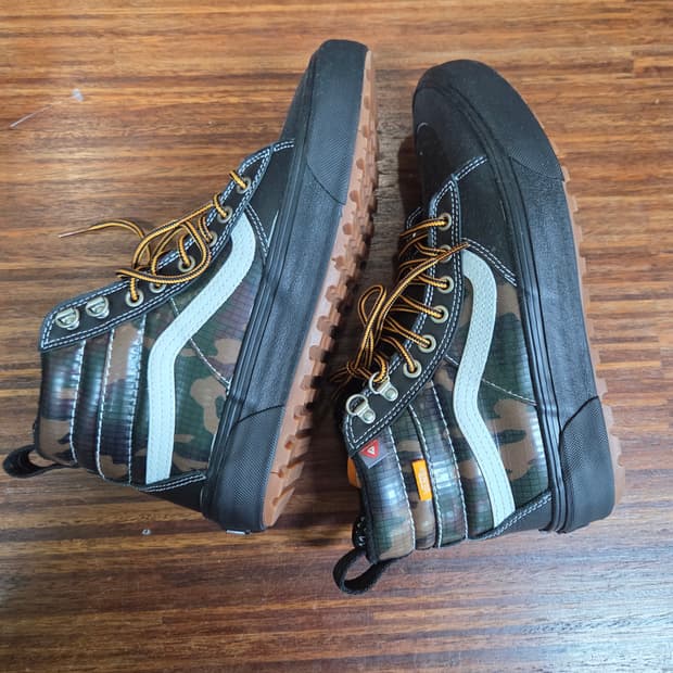 반스 스케이트 mte-2 안감기모 카모 하이 250