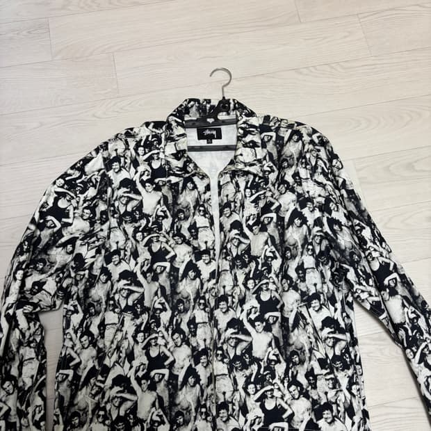 스투시 비치 몹 빙 자켓 블랙XL