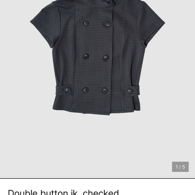 인앤양인하모니 더블 버튼 재킷