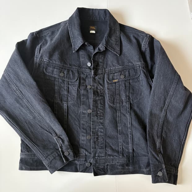 [L] 더블알엘 rrl lot271 블랙 데님자켓