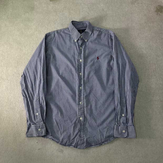 105 폴로랄프로렌 빈티지 체크 코튼셔츠