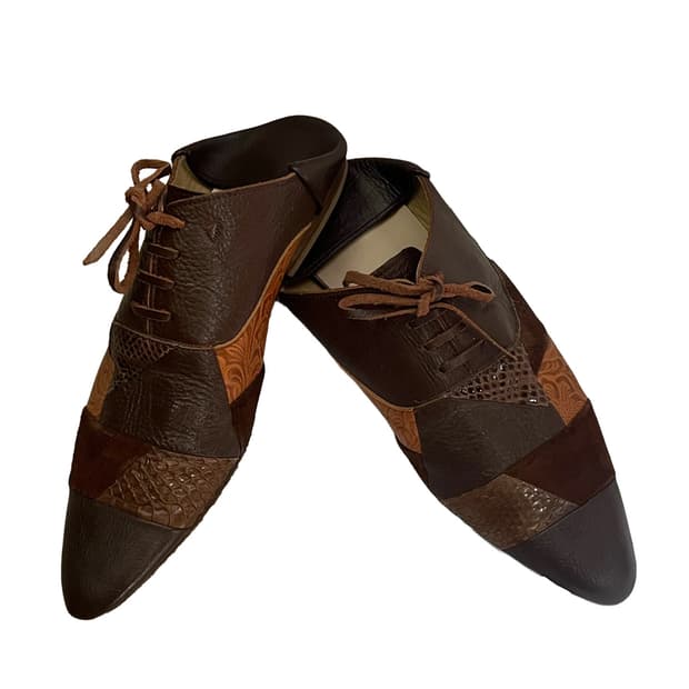 COMME DES GARCONS patchwork shoes