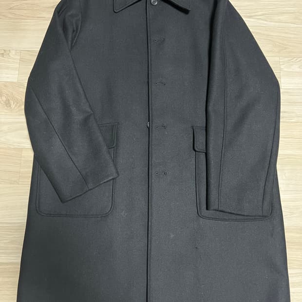 에잇세컨즈 발마칸 코트 블랙 L