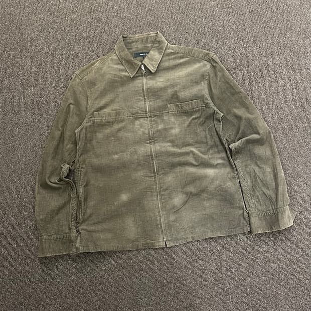 M)COMME CA ISM 빈티지 여성 코듀로이 집업 자켓