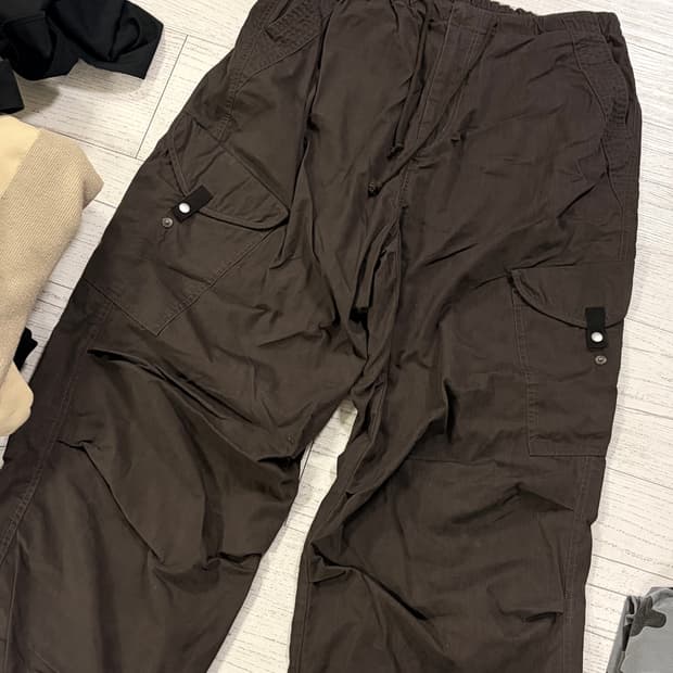 워시드 플라이트 카고 팬츠 CHARCOAL