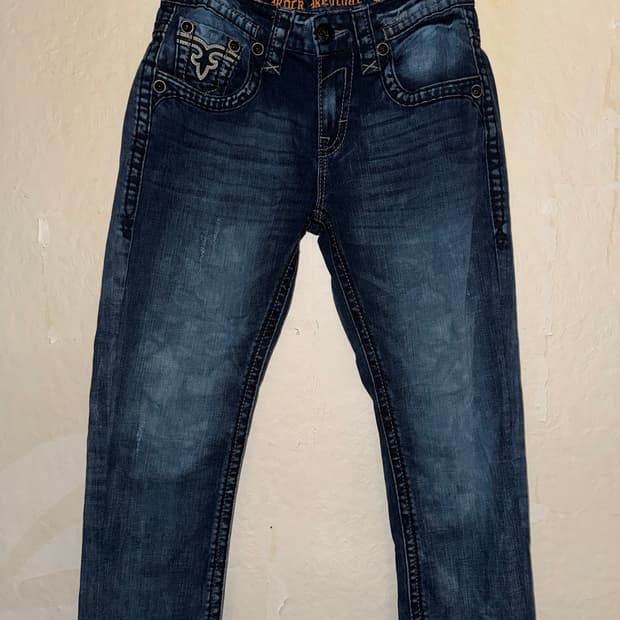 “ROCK REVIVAl” Y2K Lily stud Denim jeans
