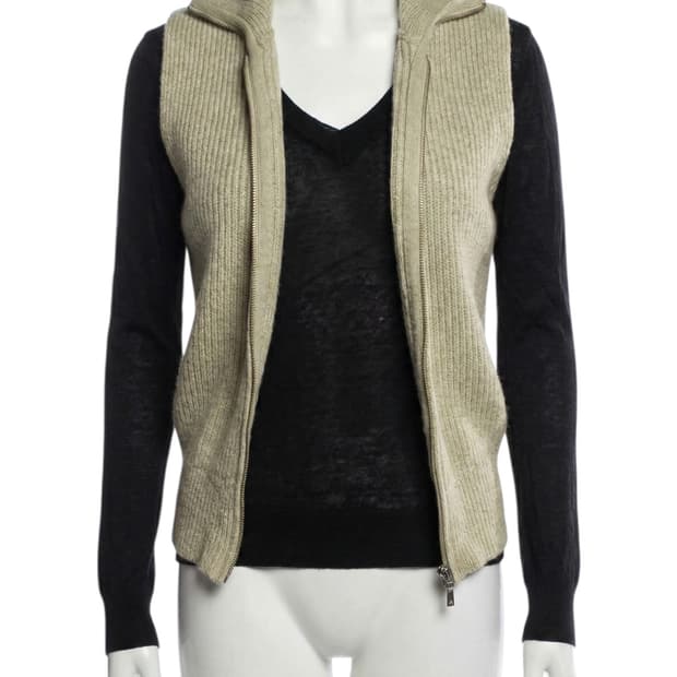 drivers knit zip up, by miss deanna