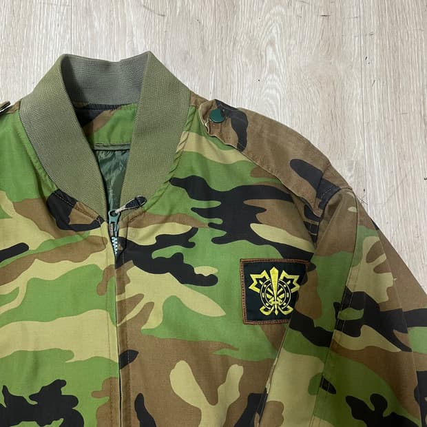 앤틱스태틱 남성 MA-1 밀리터리 카모 항공점퍼 L(100)