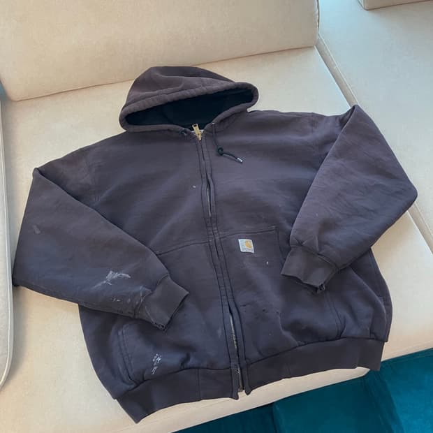 Carhartt distressed faded hoodie (칸예 착용)