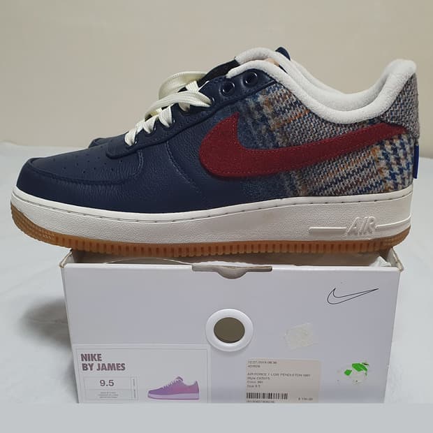 275 나이키 x 펜들턴 에어포스 1 로우 ID 네이비