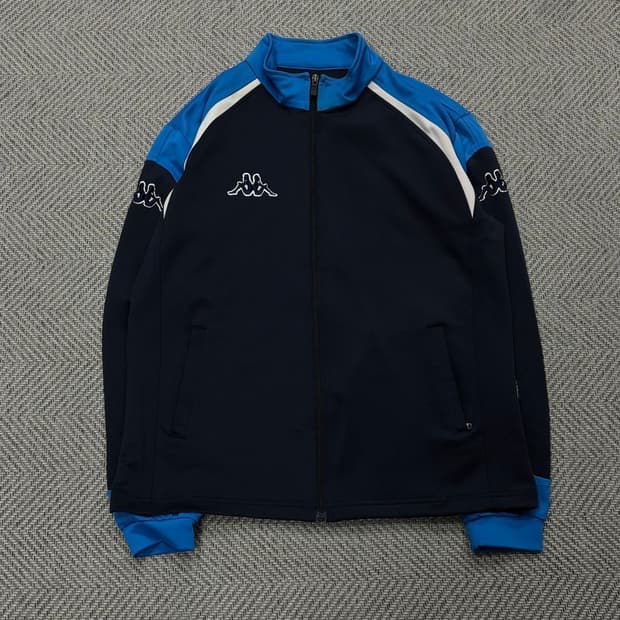 카파 패치로고 투톤 트레이닝 자켓v0355