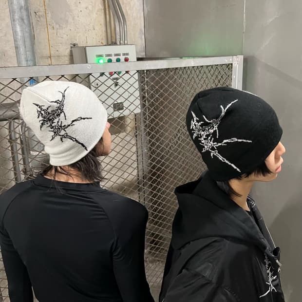 Skull Bone Graphic Beanie