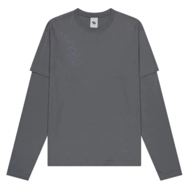 산산기어 24 fw 롱슬리브 차콜 1 사이즈