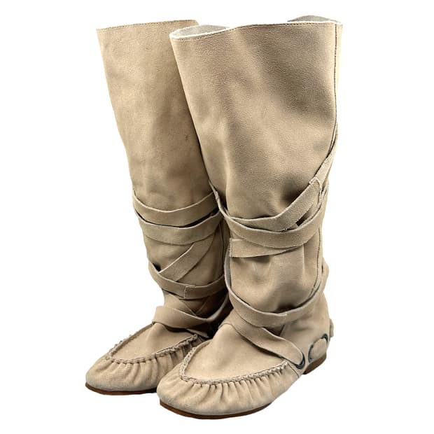 DIESEL  Suede Lace up Tall Boots/ 36