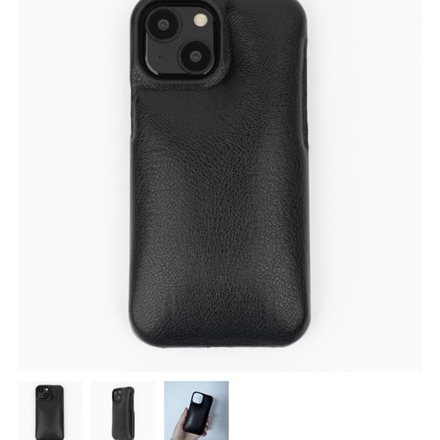더소프트아이보리 Soft leather cushion case (blac