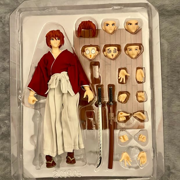 바람의 검심 히무라 켄신 액션 피규어 (다신모델/풀박스/상태최상)