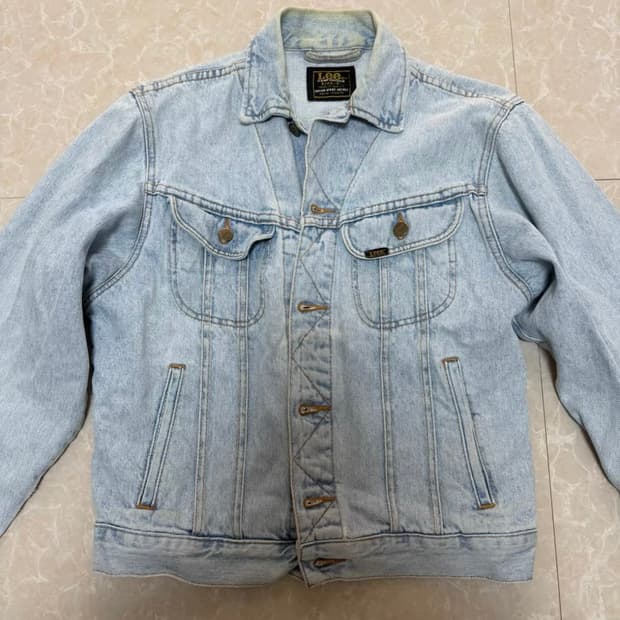 Vintage 70s Lee 클래식 데님 트러커 자켓