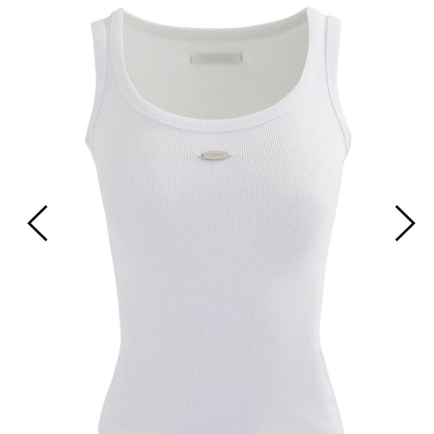 킴서울 세미 메탈 크롭탑 나시