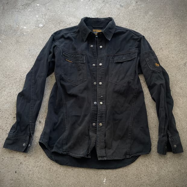 (Remake)black wash damage shirts