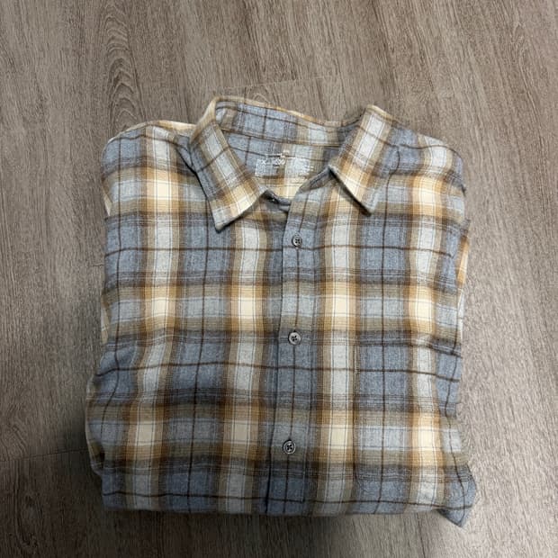 [XXL] 무인양품 플란넬 체크 셔츠