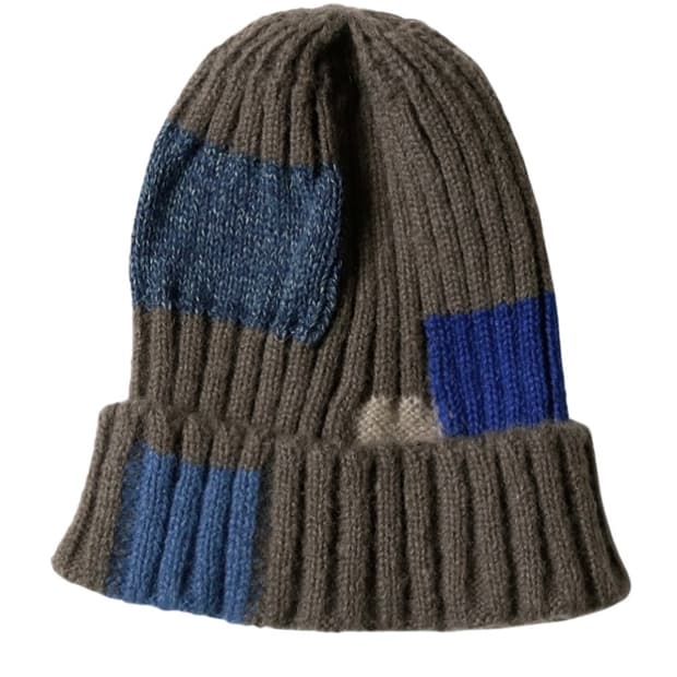 캐피탈 5G 울 츠기하기 니트 캡 그레이