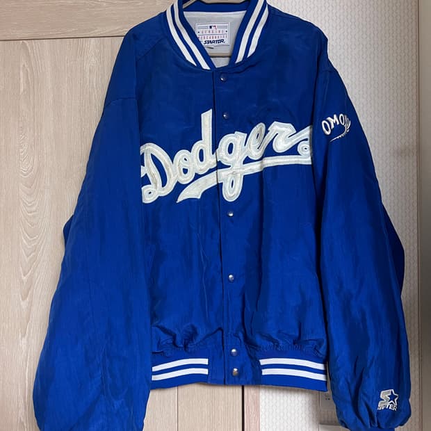 90s 스타터 올드스쿨 La다저스 스타디움 점퍼 자켓