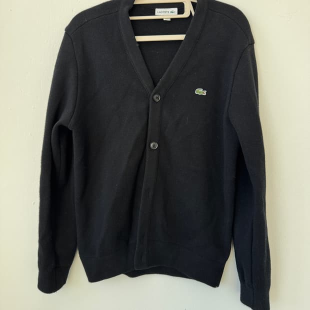 라코스테 울 가디건