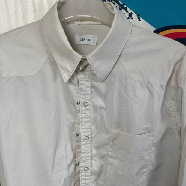 르메르 웨스턴 셔츠 아이보리 (52사이즈)
