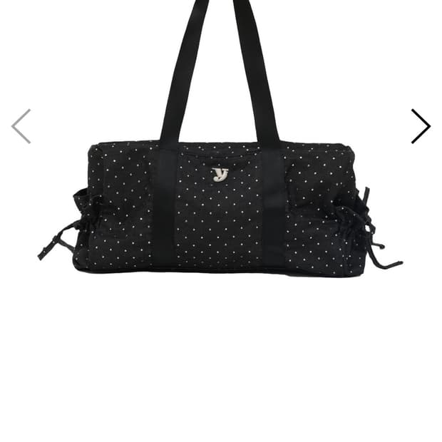 여밈 tie duffle bag (star black)