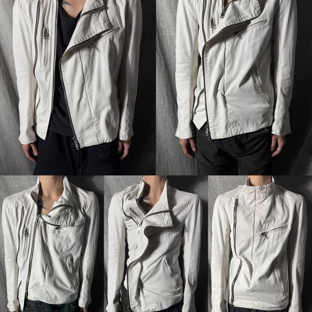 Ann Demeulemeester 10SS 3Zip Asym jacket
