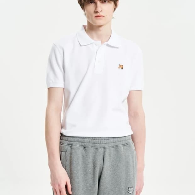 메종키츠네 반팔 카라티 L