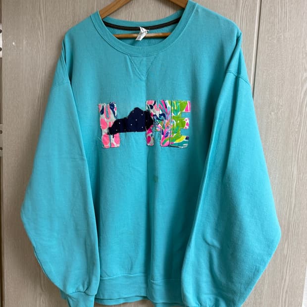 FRUIT OF THE LOOM 리메이크 패치워크 오버핏