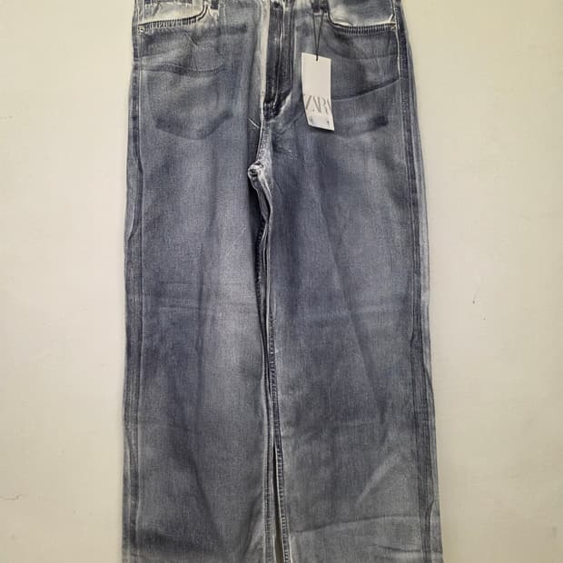 30 ZARA 와이드 데님 팬츠