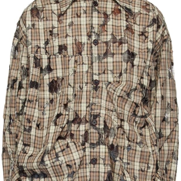 앤더슨벨 EMIIL CHECK SHIRTS L