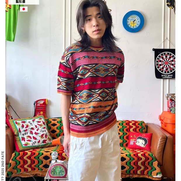 90s FICCE by Konishi Yoshiyuki 1/2 Knit