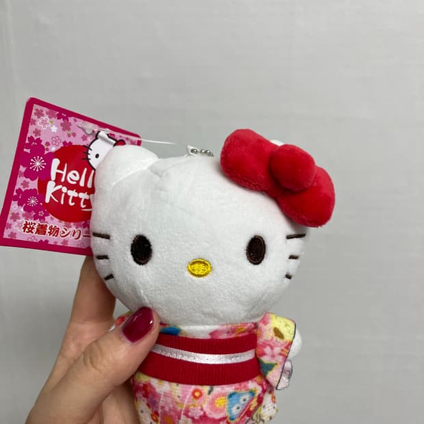 헬로키티 기모노사쿠라키링