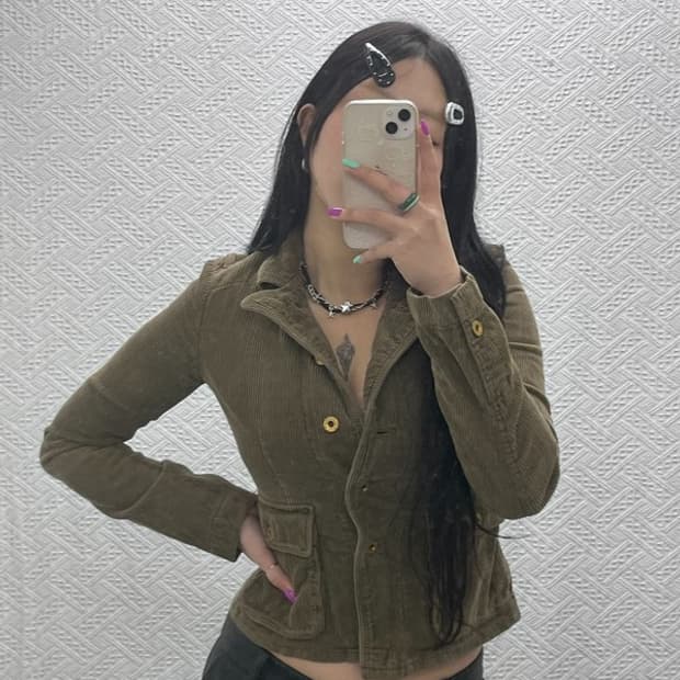 폴로 랄프로렌 코듀로이 골덴 워크 자켓 XS C07023