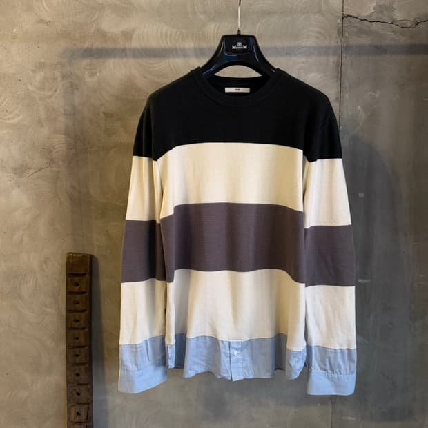 시스템 오버사이즈 니트 100