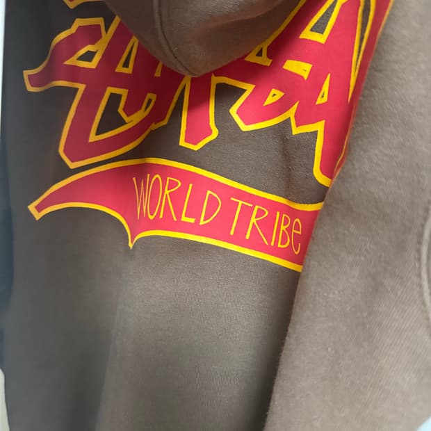 스투시 슬러거 후드 브라운m사이즈 판매합니다 해