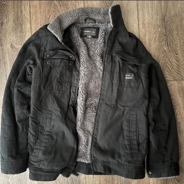 sherpa lined jacket 