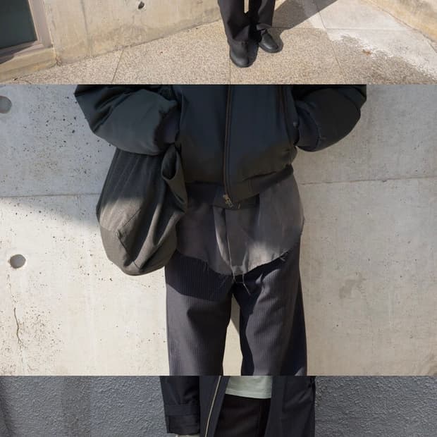mudule lounge pants /stripe 