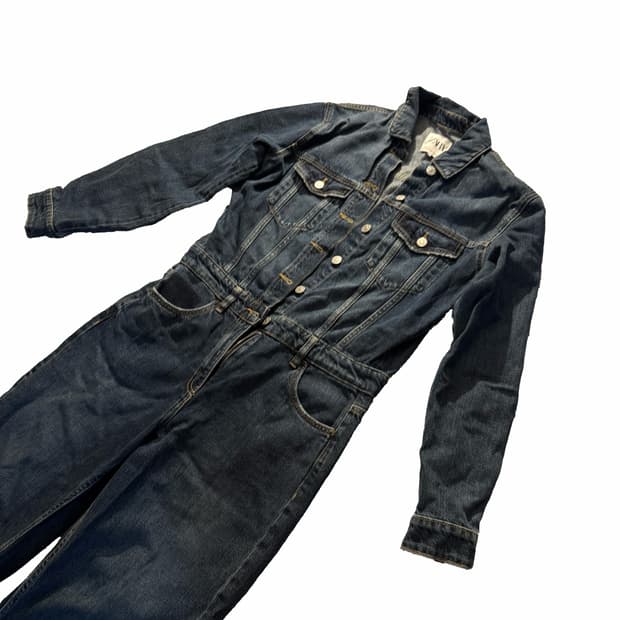 자라 데님 점프슈트