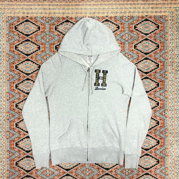 타미힐피거 그레이 후드집업 여성L